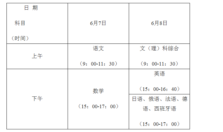 贵州省招生考试院温馨提示考生合理安排 轻松应考