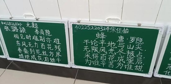 【展风采】 小黑板粉笔字展示（一）