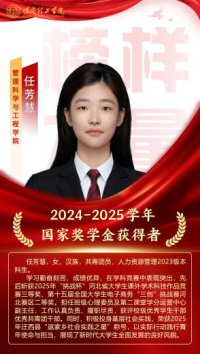 榜样引领┃国家奖学金获得者风采展示   （第八期）