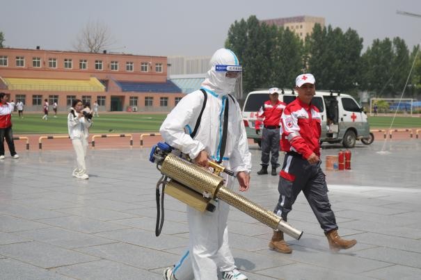 保定理工学院康复医学院与保定市红十字会联合举办2025年地震灾害应急救援综合演练