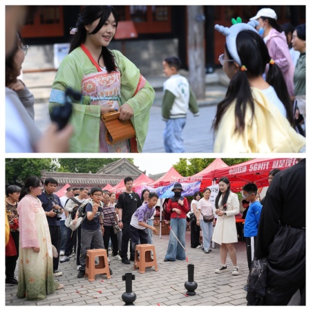馆校携手承文脉 艺心传承展非遗 ——保定理工学院五一文创市集助力保定文旅焕新彩